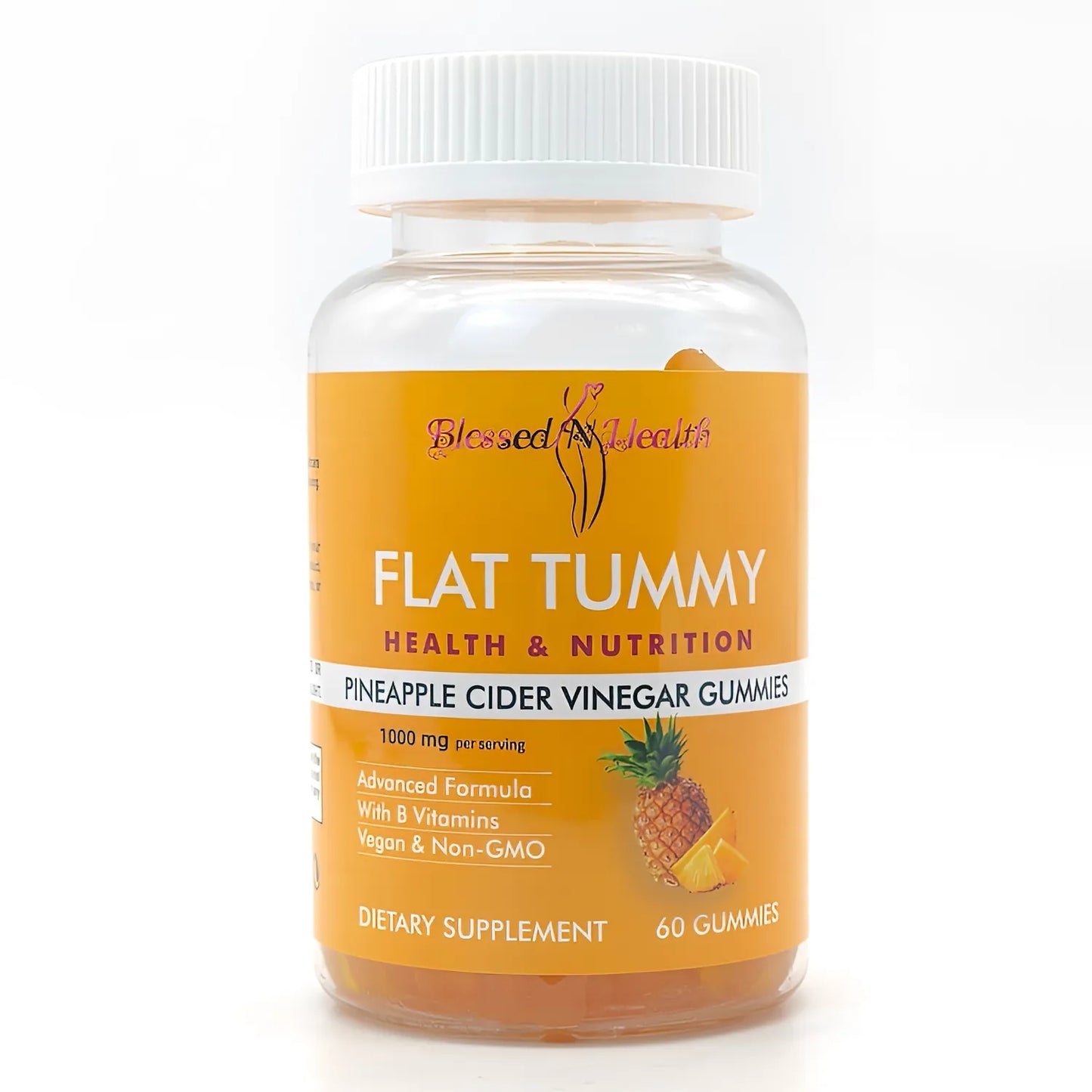 Flat tummy gummies.   Pineapple Cider Vinegar Gummies